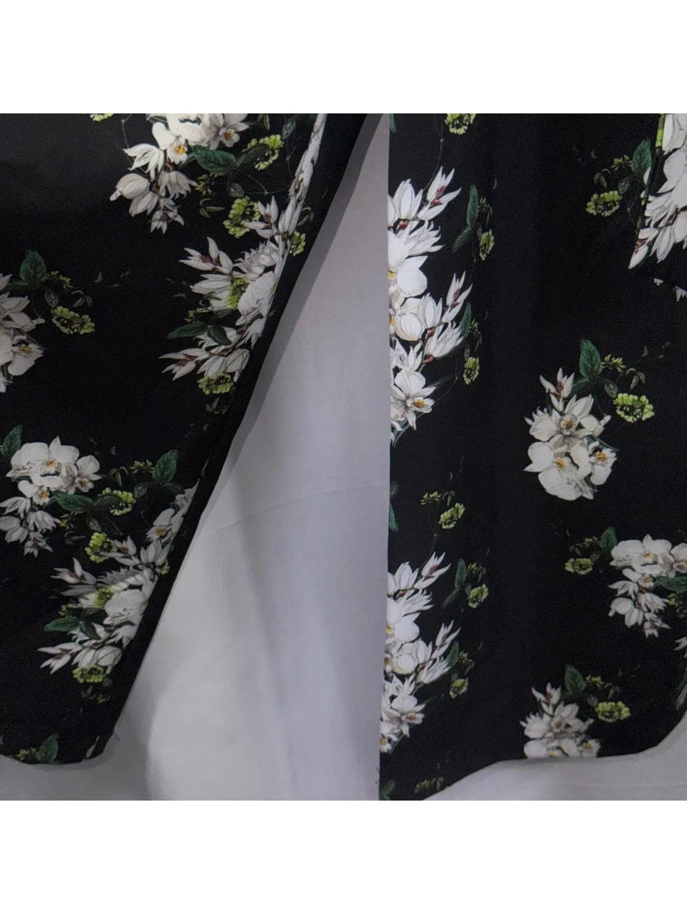 GB Girls Size 12 Black Floral Ruffle Sleeve Belted Romper Jumpsuit